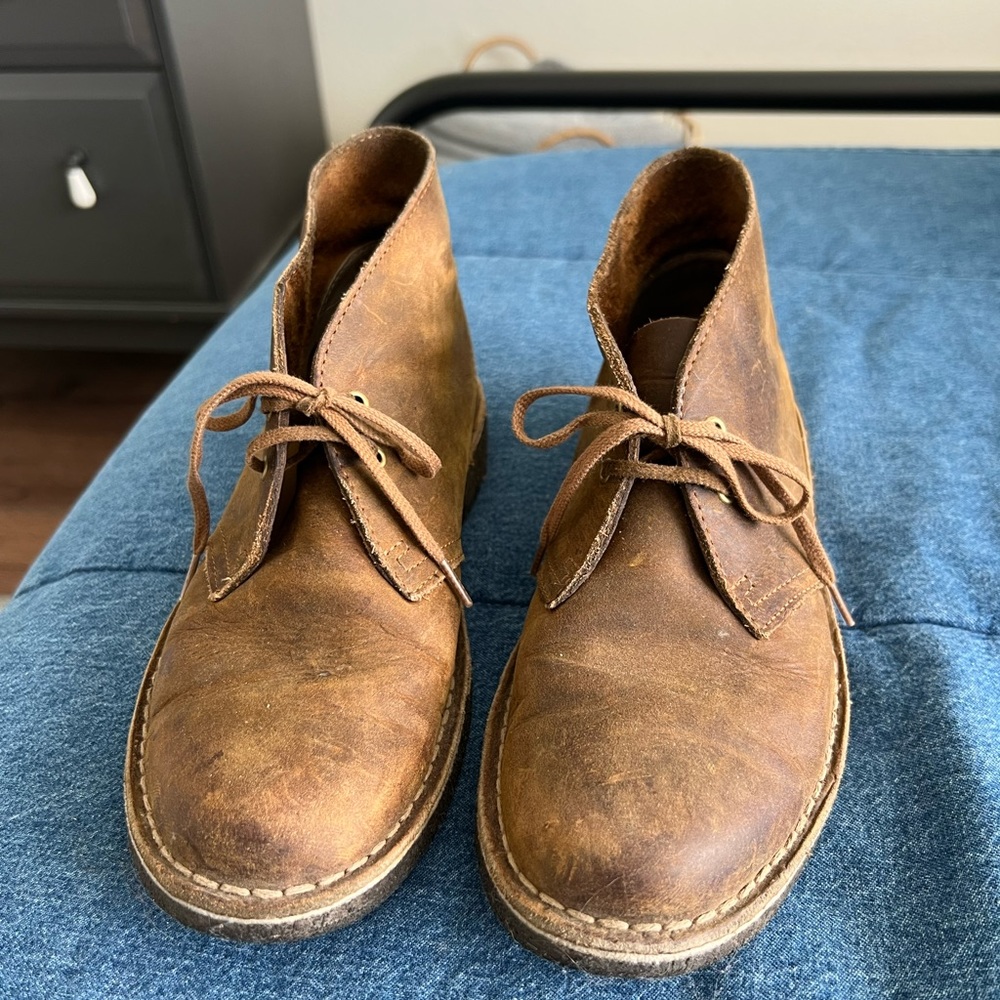 Distressed Beeswax Desert Boot by Clark’s USA